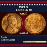 1929-s Lincoln Cent 1c Grades ms65 rd