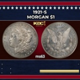 1921-s Morgan Dollar $1 Grades ms63