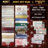 1970-1999 Mint Set Run 392 Coins 28 Complete Sets Includes All Ike Years