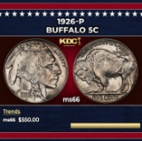 1926-p Buffalo Nickel 5c Grades ms66