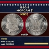1880-s Morgan Dollar $1 Grades ms65+