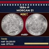 1884-p Morgan Dollar $1 ms66+ SEGS