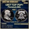 1957 Proof Franklin Half Dollar TOP POP! 50c pr69 DCAM SEGS