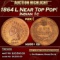 1864 L Indian Cent Near Top Pop! 1c ms66+ rb SEGS