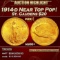 1914-d Gold St. Gaudens Double Eagle Near Top Pop! $20 ms66+ SEGS