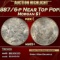 1887/6-p Morgan Dollar Near Top Pop! $1 ms65+ SEGS