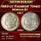 1883-cc Morgan Dollar Rainbow Toned $1 ms66+ SEGS
