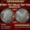 1878-p 7tf Morgan Dollar Near Top Pop $1 ms66+ SEGS