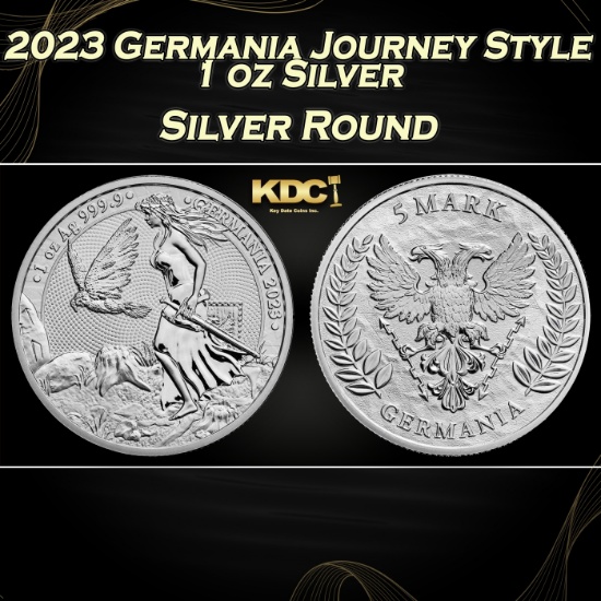 2023 Germania Journey Style - 1 oz Silver Round Round