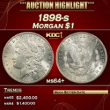 1898-s Morgan Dollar $1 ms64+ USCG