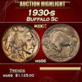 1930-s Buffalo Nickel 5c ms66 SEGS