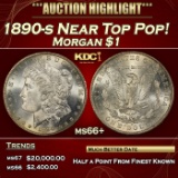 1890-s Morgan Dollar Near Top Pop! $1 ms66+ SEGS