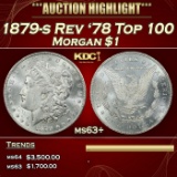 1879-s Rev '78 Top 100 Morgan Dollar $1 ms63+ SEGS