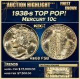 1938-s Mercury Dime TOP POP! 10c ms68 FSB SEGS