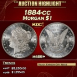 1884-cc Morgan Dollar $1 ms66+ SEGS