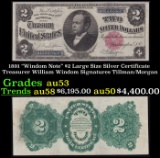 1891 $2 Large Size Silver Certificate 