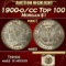 1900-o/cc Top 100 Morgan Dollar $1 ms63 USCG