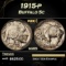 1915-p Buffalo Nickel 5c Grades ms65
