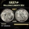 1937-p Walking Liberty Half Dollar 50c Grades ms66