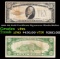 1928 $10 Gold Certificate Signatures Woods/Mellon Grades vf25