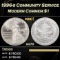 1996-s Community Service Modern Commem Dollar $1 ms70 SEGS