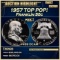 1957 Proof Franklin Half Dollar TOP POP! 50c pr69 DCAM SEGS