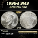 1998-s SMS Kennedy Half Dollar 50c sp70 SEGS