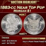 1883-cc Morgan Dollar Near Top Pop $1 ms67+ SEGS