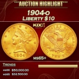 1904-o Gold Liberty Eagle $10 ms65+ SEGS