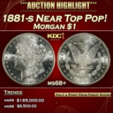 1881-s Morgan Dollar Near Top Pop! $1 ms68+ SEGS