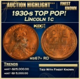 1930-s Lincoln Cent TOP POP! 1c ms67+ RD SEGS