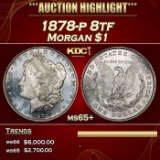 1878-p 8tf Morgan Dollar $1 ms65+ SEGS