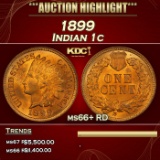 1899 Indian Cent 1c ms66+ RD SEGS