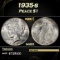 1935-s Peace Dollar $1 Grades ms63