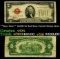 **Star Note** 1928D $2 Red Seal United States Note Grades vf+
