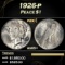 1926-p Peace Dollar $1 ms65+ SEGS