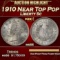 1910 Liberty Nickel Near Top Pop 5c ms66 SEGS