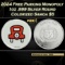 2024 Free Parking Monopoly 1oz .999 Silver Round Colorized Samoa Round