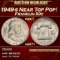 1949-s Franklin Half Dollar Near Top Pop! 50c ms67+ SEGS