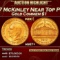 1917 McKinley Gold Commem Dollar Near Top Pop! 1 ms67+ SEGS