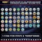 1999-2009 Complete Set of Colorized Enhanced Statehood Quarters - 56 Coins Total Other Toy