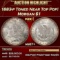 1883-p Morgan Dollar Toned Near Top Pop! $1 ms67+ SEGS