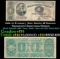 1890 $1 Treasury Note Edwin M Stanton Grades vf+ Signatures Rosecrans/Huston