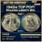 1943-s Walking Liberty Half Dollar TOP POP! 50c ms67+ SEGS