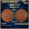 1886 Ty II Indian Cent 1c ms66 rb SEGS