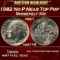 1982 No P Roosevelt Dime Near Top Pop 10c Grades ms67 FB