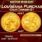 1903 Jefferson Louisiana Purchase Gold Commem Dollar Near Top Pop! 1 ms67 SEGS