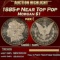 1885-p Morgan Dollar Near Top Pop $1 ms66+ dmpl SEGS