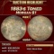 1883-s Morgan Dollar Toned $1 ms64+ SEGS