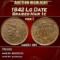 1842 Lg Date Braided Hair Large Cent 1c ms65+ BN SEGS